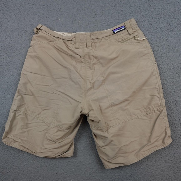 Patagonia Wavefarer Shorts Mens 30 Khaki Outdoor Hiking Nylon Lightweight SZ30 - Picture 7 of 10